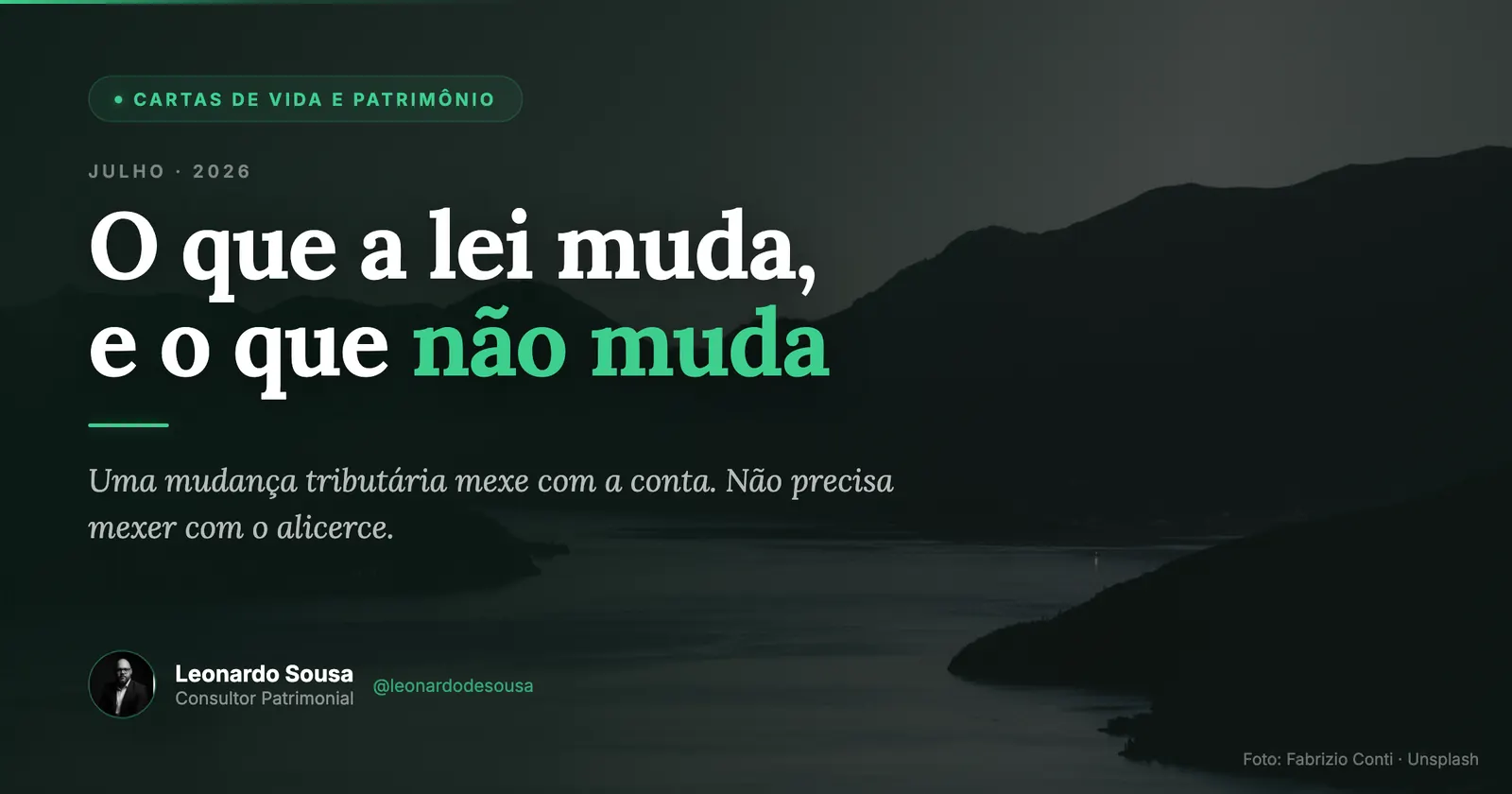 Capa da carta: O que a lei muda, e o que ela não muda